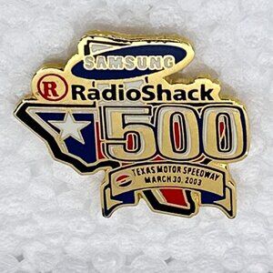 VTG Samsung Radio Shack 500 Texas Motor Speedway Hat/Jacket/Lapel Pin  2003